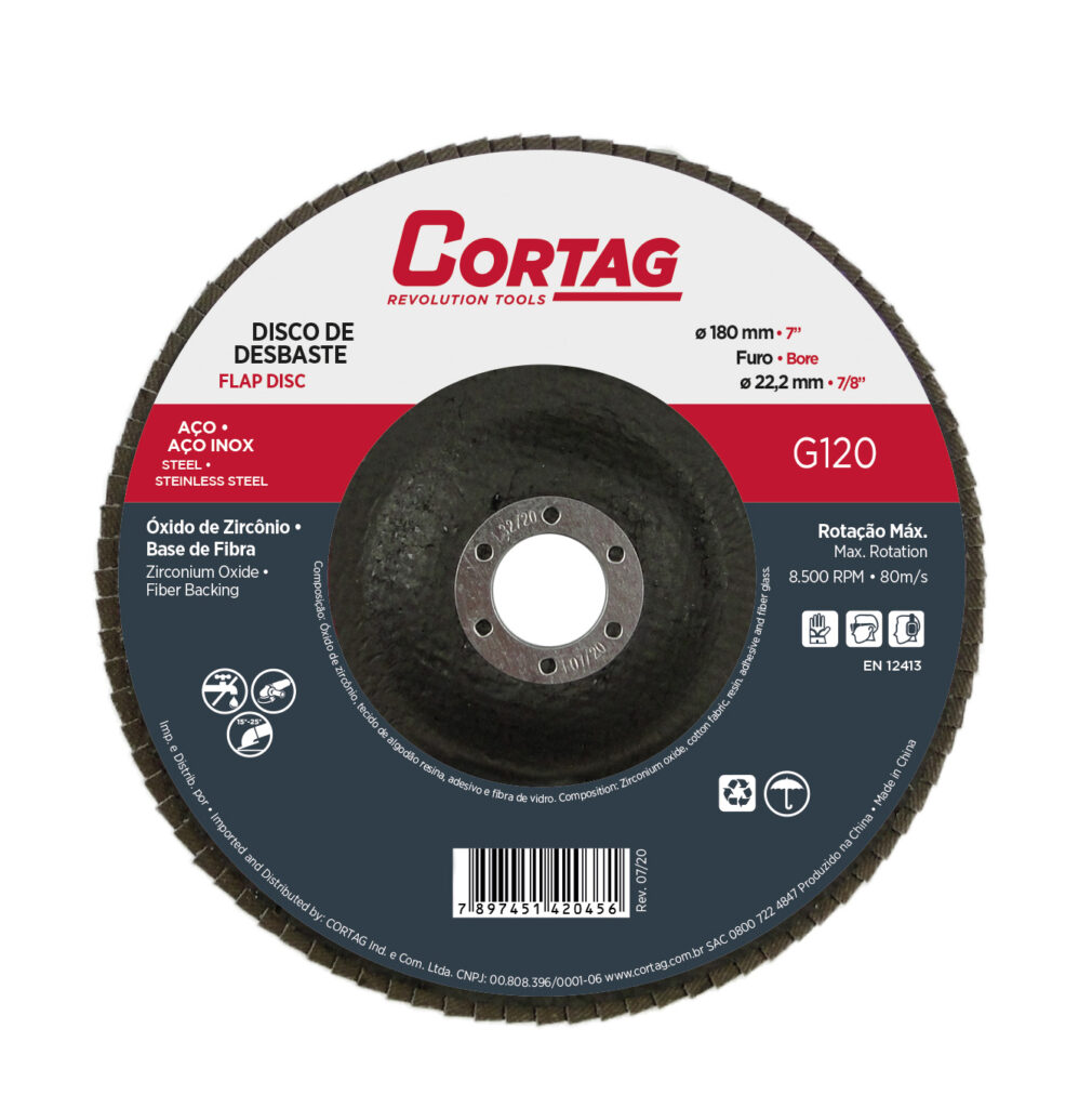 62046 FLAP DISC 180 mm - OZ G120