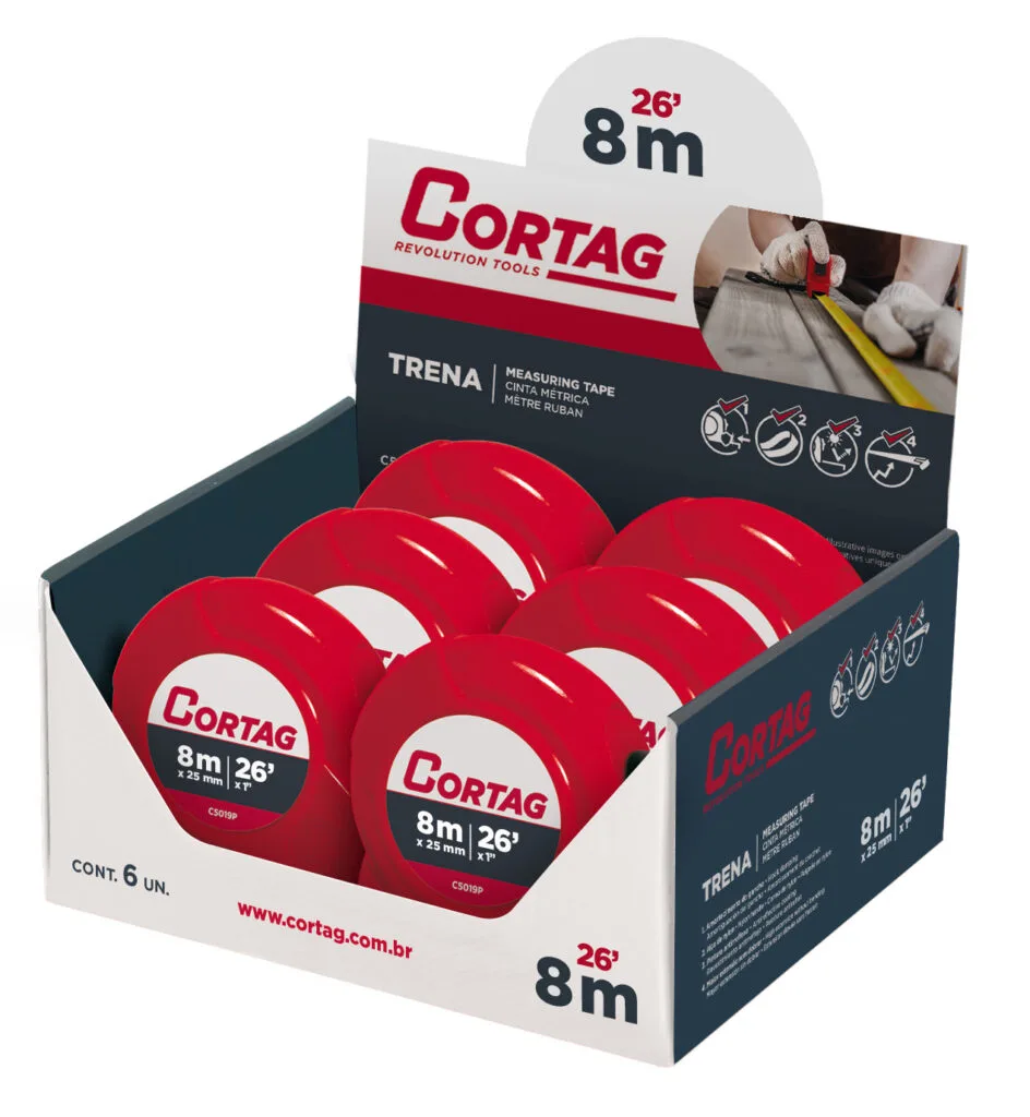 Trena Western De Fibra De Vidro 20M - Caixa Fechada E Resistente