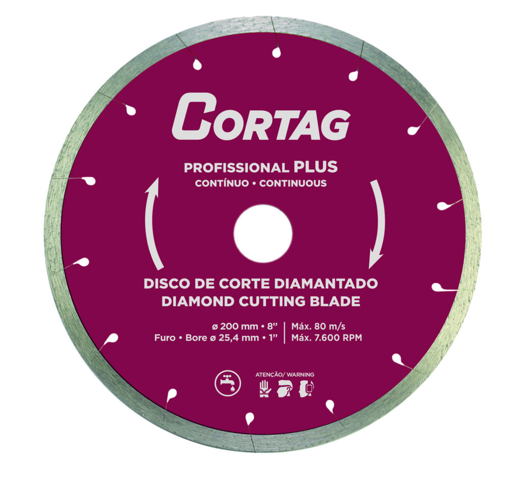 60570 - Disco Diamantado Profissional Plus 200 mm