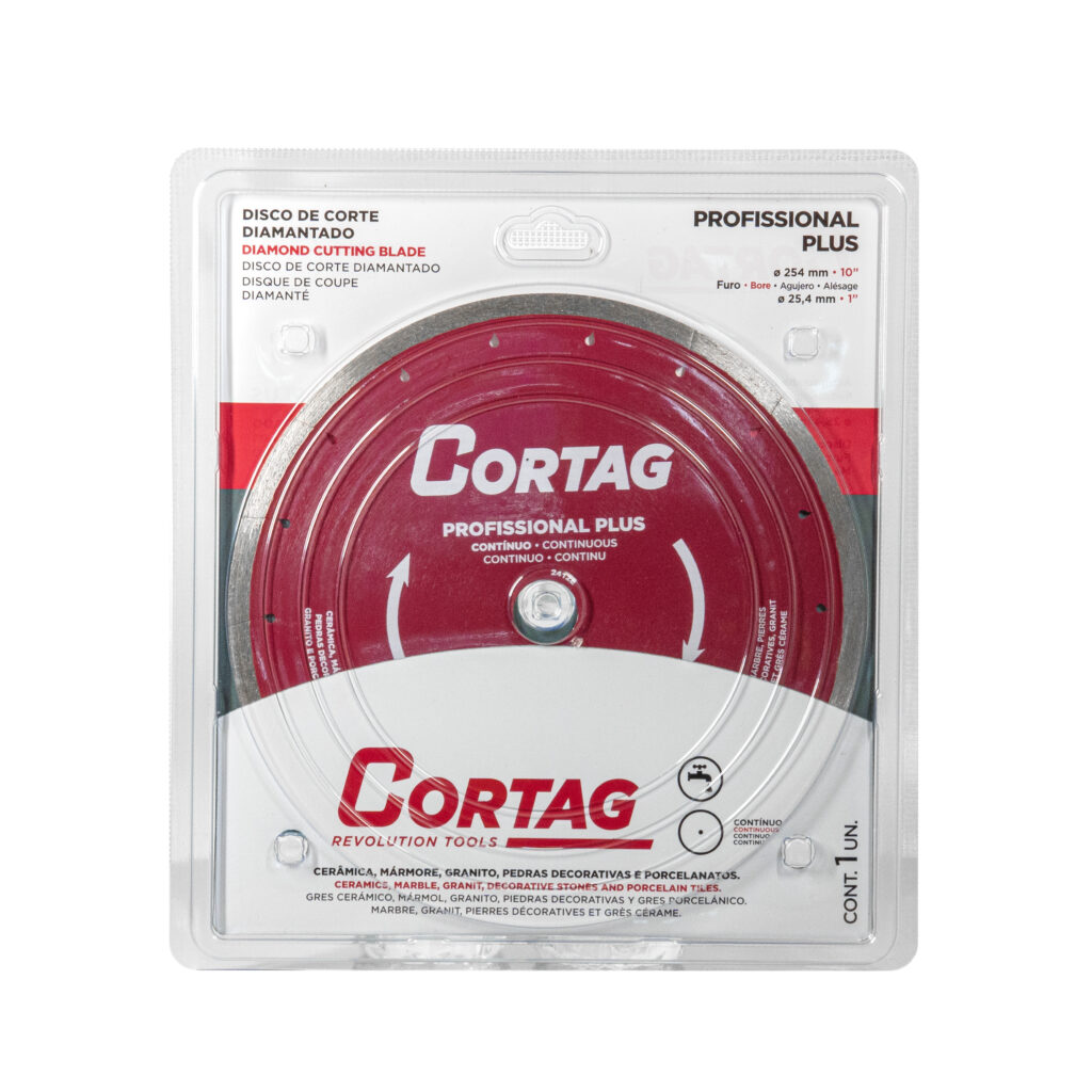 61550 - Disco Diamantado Profissional Plus 254 mm - Embalagem