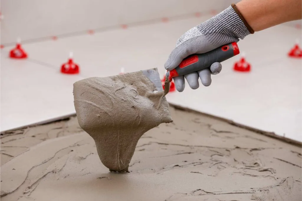 Paleta cuadrada para rejuntado de azulejos