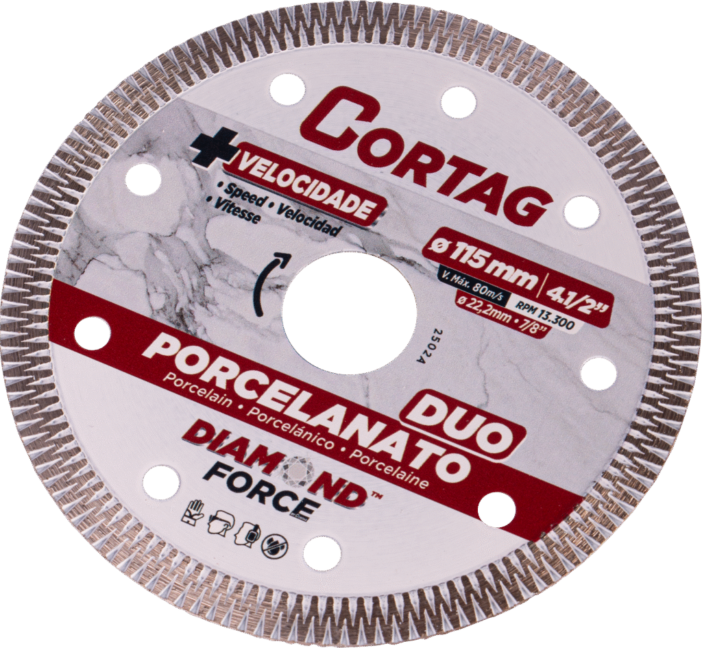 DISCO DIAMANTADO PORCELANATO DUO 004
