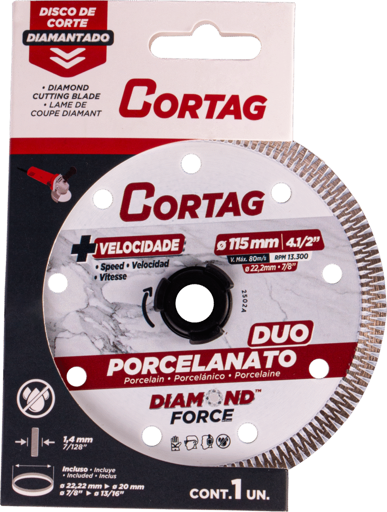 DISCO DIAMANTADO PORCELANATO DUO 005