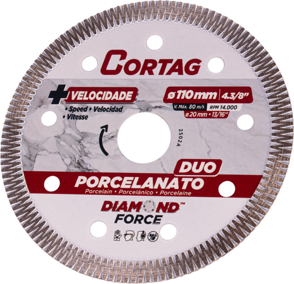 DISCO DIAMANTADO PORCELANATO DUO