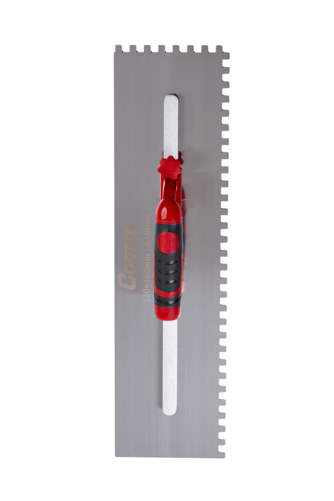 Desempenadeira Inox com Cabo Removível – Dentada com Cabo – 8 mm